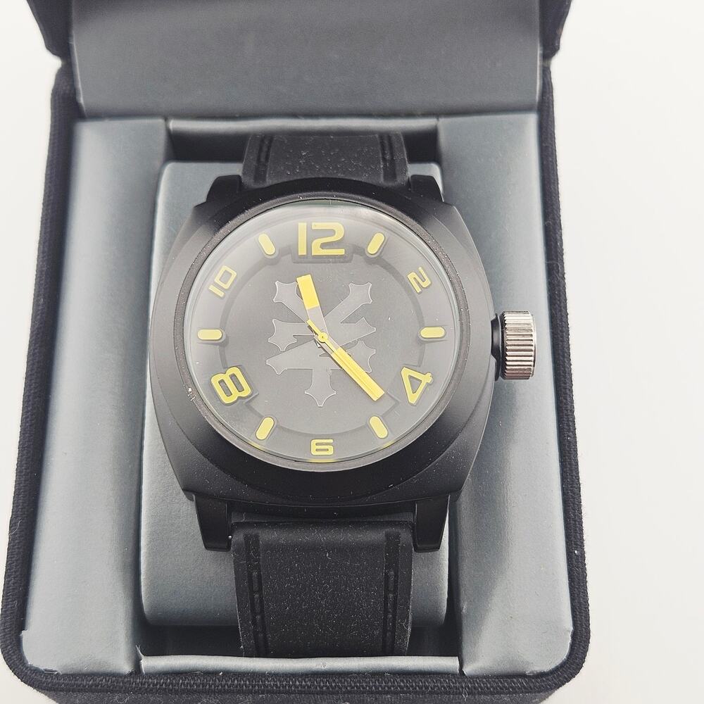 Zoo York Men's Analog Wrist Watch Matte Black Vintage Y2K Streetwear NEW
